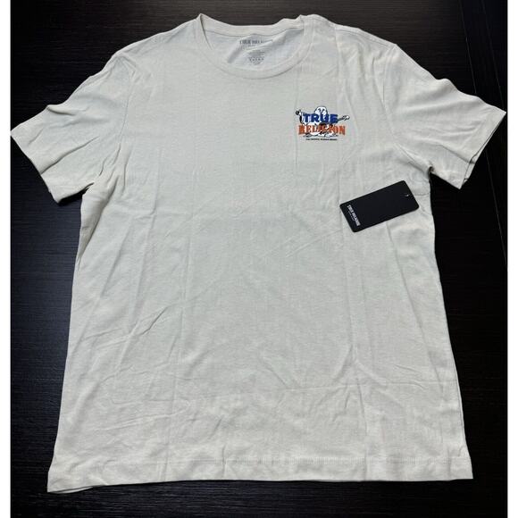 True Religion Other - True Religion Men’s Graphic Print Shirt Size L Tan New